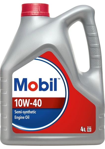 Mobil 10W-40 Semi-Synthetic 4 Litre Motor Yağı